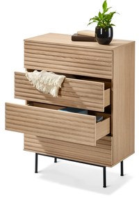 Komoda »Finnsbo« s lamelovým vzhľadom