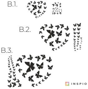 Nálepky na stenu - Ozdobný Motýľ II