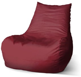 Sablio Sedací vak Bean Tmavočervená - 60 x 70 x 70 cm
