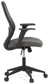 Autronic BONTEC Kancelárska stolička, hojdací mechanizmus, čierna sieťovina, KA-V3149 BK Farba: Čierna