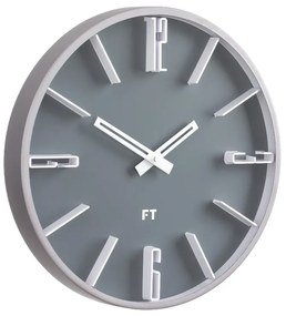 Dizajnové nástenné hodiny Future Time FT6010GY Numbers 30cm