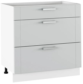 Kuchyňa Julia - svetlosivá / biela