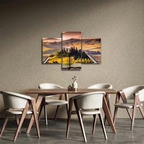 Obraz krajiny v knihe (90x60 cm)