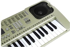 LEAN Toys Detské klávesy MQ807 s mikrofónom a USB