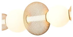 Zuma Line MD2596-5B-3BGT- LED luster na lanku SARR 27W/230V 3000-5700K zlatý + diaľkové ovládanie