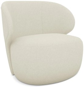 Krémovobiele kreslo Kama – Makamii