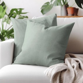 Goldea dekoračná obliečka na vankúš marbella - šalviovo zelená 45 x 45 cm