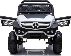 LEAN CARS Autobatéria Mercedes Unimog biela