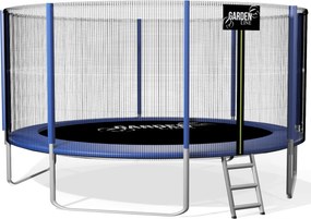 Garden Line 12FT 374 CM TRAMPOLÍNA S REBRÍKOM A BEZPEČNOSTNOU SIETOU *9887