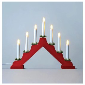 LED Vianočný svietnik 7xLED/0,2W/230V