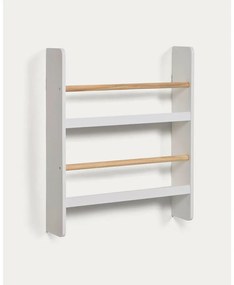 Biela poschodová detská polica 50 cm Gopi – Kave Home