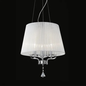 Ideal Lux - Luster na lanku PEGASO 3xE14/28W/230V pr. 40 cm lesklý chróm