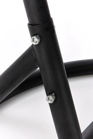 Závesné hojdacie kreslo EGGY šedé/čierne