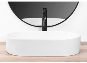 REA-U9108 - Umývadlo na dosku LAYLA 30x53 cm keramika/lesklá biela