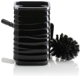 Kúpeľňový set WAVE 5 ks čierna/chróm