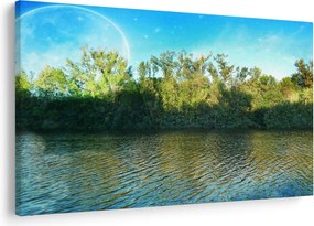 Obraz - jazero (90x60 cm)