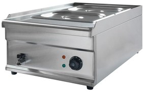 Profesionálny vodný kúpeľ 2× GN 1/2, nerez, 1500 W