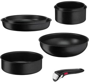 Tefal - Sada riadu 7 ks INGENIO BLACK STONE
