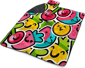 Sablio Plážová deka Veselé Ovocie: 200x140 cm