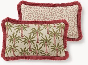 Ručne vyrobený exteriérový obojstranný vankúš Laura