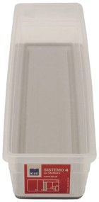 Curver Úložný box Sistema 4 - 30x7,5x5cm sivý