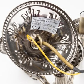Brilagi - Luster na reťazi CLASSIC 6xE14/60W/230V mosadz