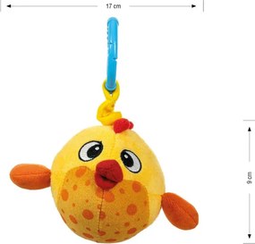 Závesná plyšová hračka Baby fish 2882 žltá