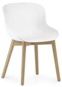 Stolička Hyg Chair – biela/dub