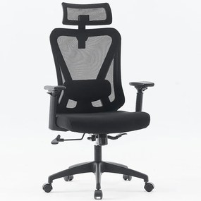 Otočné kreslo Ergobit čierna