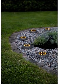 Súprava 2 vonkajších solárnych LED svietidiel Star Trading Lawnlight, ø 11 cm