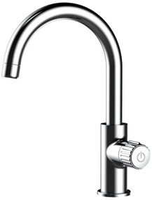 Duschwell Kúpeľňová umývadlová batéria Basic, s perlátorom Neoperl (Ohnutý)  (100330681)