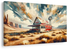 Obraz osamelý diner