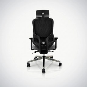 Ergonomická kancelárska stolička tmavosivá AXIS