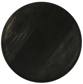 Podnos BILBAO mango wood black, Ø32 cm