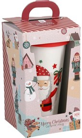 Kameninový téglik s viečkom Santa 400 ml