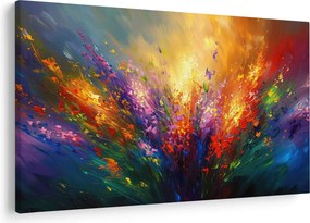 Obraz - Abstrakcia kvetov (90x60 cm)