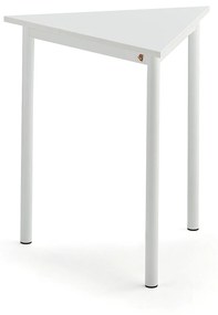 Stôl BORÅS TRIANGEL, 700x700x720 mm, laminát - biela, biela