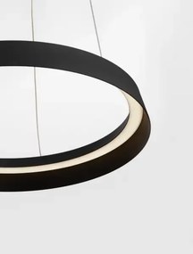 LED stmievateľné čierne dizajnové svietidlo Ormi 45