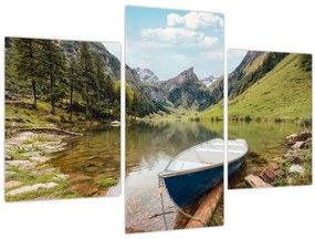 Obraz - Seealpsee, jazero Švajčiarska (90x60 cm)
