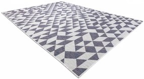 Koberec SIZAL SION geometric 22373 ecru/nebeský/rúž