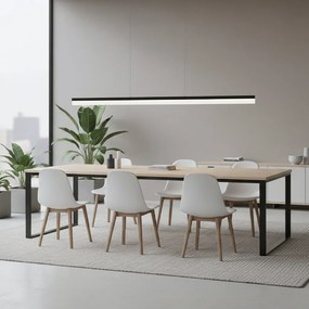 Toolight Toolight, LED stropné svietidlo 200cm, 48W, 4000K, APP1695-CP, čierna, OSW-07892
