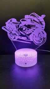 3Dmix 3DL-SMRT023 – 3D LED nočná lampa - Motocykel (Smart)