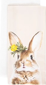 Sada kuchynských utierok BRUCE biela / béžová so zajačikom ES23 851327
