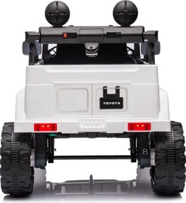 LEAN CARS Elektrické autíčko Toyota FJ 4x4 biele