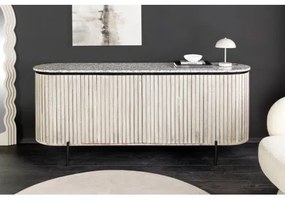 Komoda 47694 Adlon 170cm Drevo Mango - Mramor - Komfort-nábytok