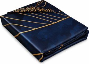 Matex Luxusné bavlnené saténové obliečky 140x200 + 70x90 cm - Prestige "Kráľovský kvet"