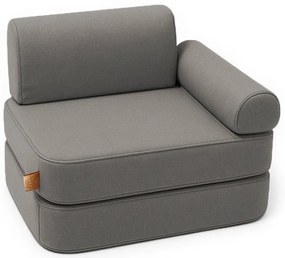 MeowBaby® Outzy detské kreslo/pohovka, drift-clay-taupe
