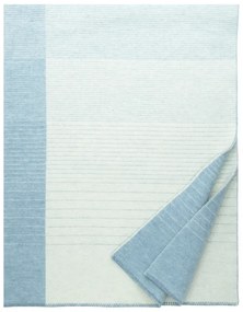 Vlnená deka Kaamos 150x200, prírodne farbená modrá / Finnsheep