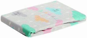 Bambusová plienka Baby Nellys ® - dievčenský vzor, 75 x75 cm
