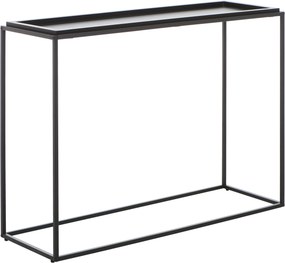 XXXLutz KONZOLOVÝ STOLÍK, čierna, kov, kompozitné drevo, 110/38/80 cm MID.YOU - Online Only obývacie izby - 001088008501